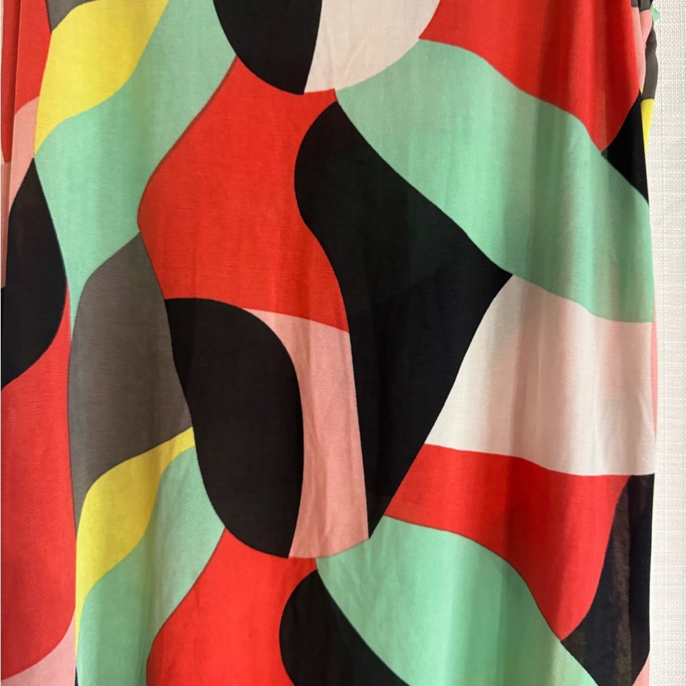Colorful Abstract Maxi Dress - Picture 4 of 4